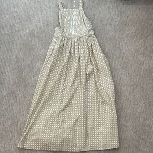 Addie Dress Basketweave Cross Back